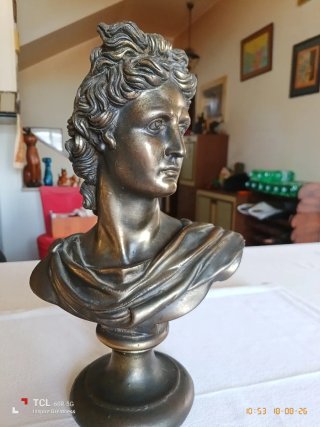 Busto Scultura Classica Apollo Belvedere