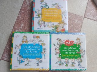 Lote de 3 libros para aprender las letras y leer