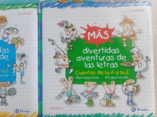 Lote de 3 libros para aprender las letras y leer