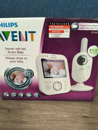 Philips Avent SCD630 Vigilabebés Vídeo 3,5" A-FHSS