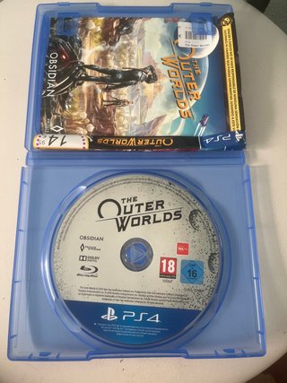 The Outer Worlds PS4 Blu-ray, caja sin Foto