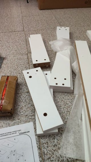 Patas para mesa de comedor , solo patas