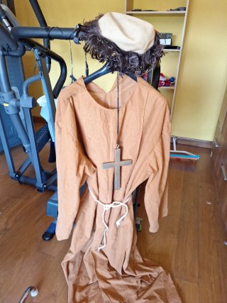 Disfraz lentejuelas chaqueta y pantalón