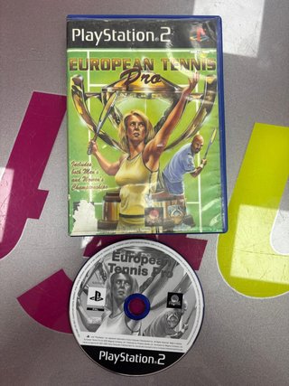 Videojuego PS2 european tennis pro ps2