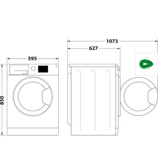 Lavadora Whirlpool 9 kg - 1400 rpm