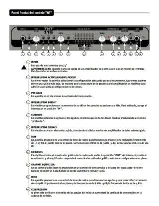 Amplificador de Bajo Peavey Tour TKO 115