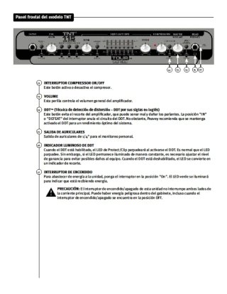 Amplificador de Bajo Peavey Tour TKO 115