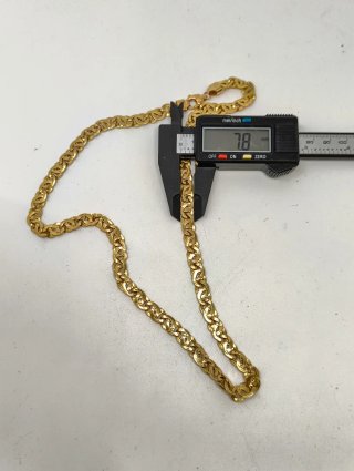 Cadena Italiana Oro 18kt de 60cm largo