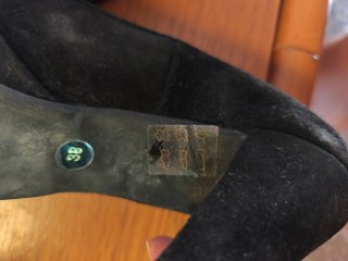 Zapatos de tacón negros