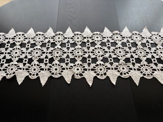 Tapete ganchillo camino de mesa crochet 165x40 cms