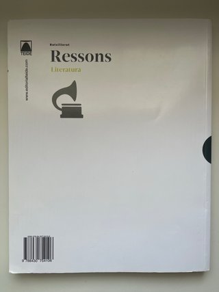 Ressons. Literatura 1 BATX