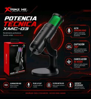 Micrófono Gaming XTRIKE ME XMC-03 RGB