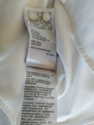 Camisa Calvin Klein Blanca Hombre Talla M