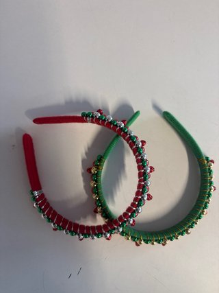 Cerchietti Natale Verdi e Rossi