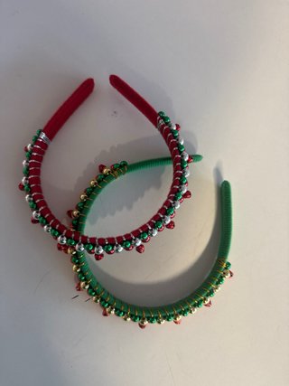 Cerchietti Natale Verdi e Rossi
