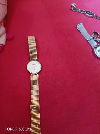 Reloj DOBER Mujer Dorado y Blanco