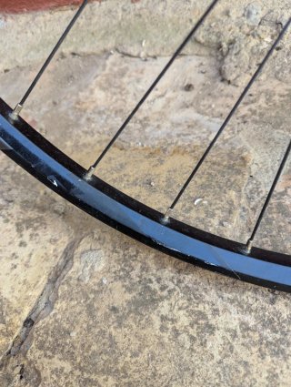 Ruota rodio in alluminio MTB 29 con disco