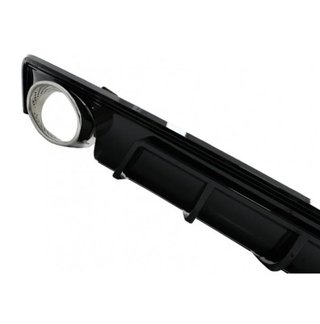 Difusor trasero con Salidas de Escape para Audi A6