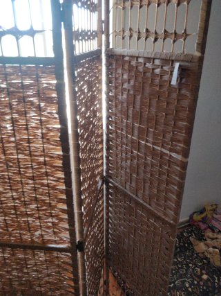 Biombo de bambú 6 pantallas de 40cm