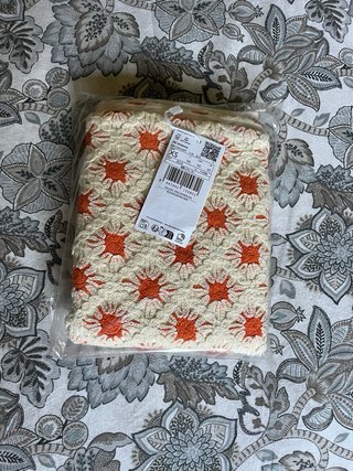 Conjunto Mango Verano Naranja y Blanco