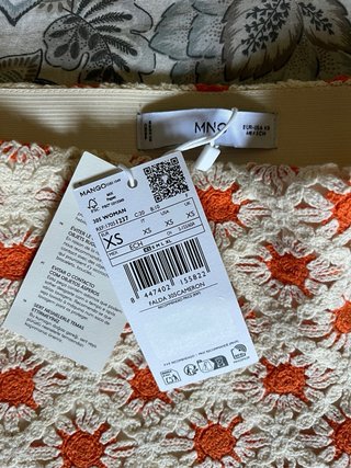 Conjunto Mango Verano Naranja y Blanco