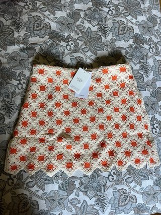 Conjunto Mango Verano Naranja y Blanco