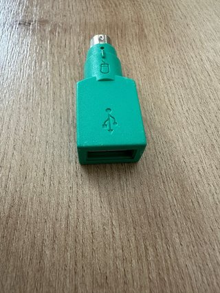 Adaptador USB a PS/2 para Ratón Verde