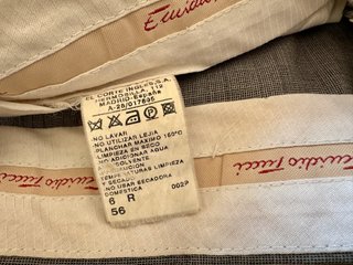 Traje Emidio Tucci Talla 56 Gris