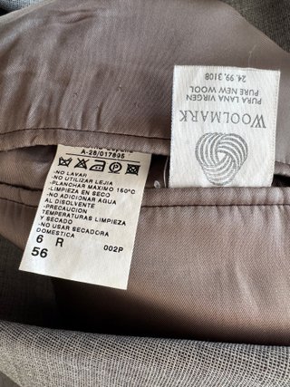 Traje Emidio Tucci Talla 56 Gris