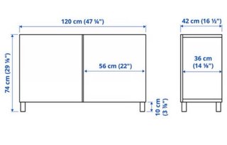 3 Muebles blancos