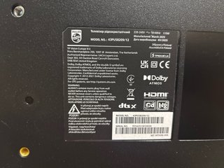 Televisor 43 Negro