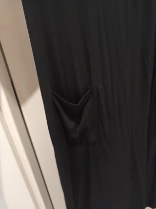 Mono negro tirantes con bolsillos