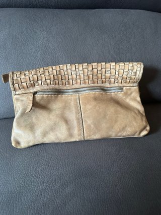 Bolso Biba Piel Trenzado excelente estado