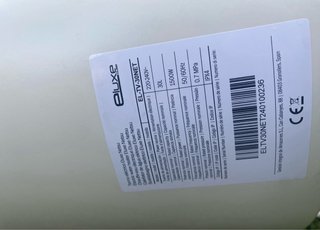 Termo Eléctrico Eluxe 30L Blanco