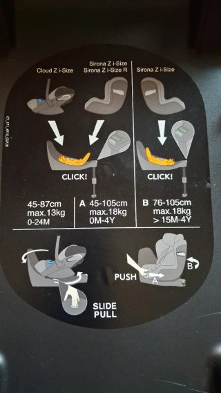 Silla Coche Cybex Sirona + Base Giratoria 360