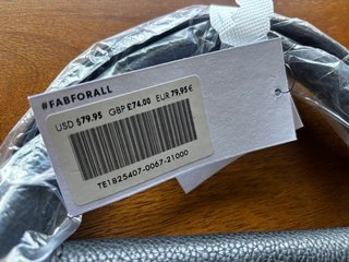 Bolso Tote Negro Nylon Justfab Nuevo
