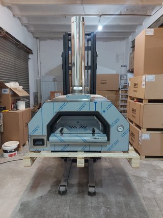 HORNO A LEÑA TITAN 4 / PARA 4 PIZZAS DE 35 CM