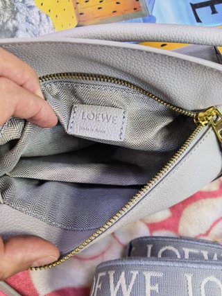 Bolso Loewe Puzzle Pequeño Gris Elefante