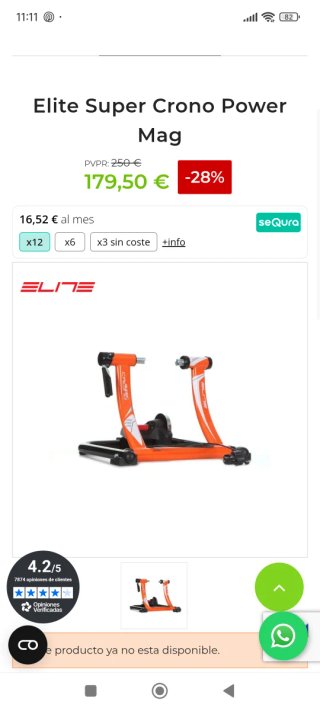 Rodillo Elite SuperCrono Power Mag