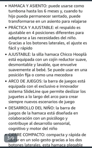 Hamaca Chicco Hoopla