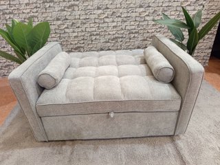 Sofá Cama Gris 2 Plazas