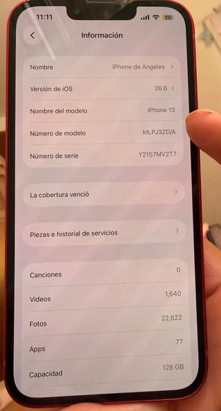 iPhone 13 128GB Rojo