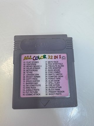 Videojuego Game Boy all color 32 in 1
