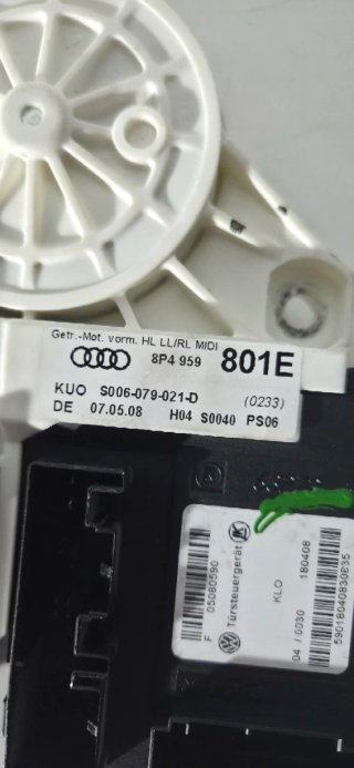 Motor Elevalunas Trasero Izquierdo Audi A3 8P 2008
