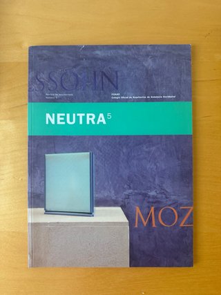 Revista NEUTRA nº 5 Arquitectura COAAO 1999