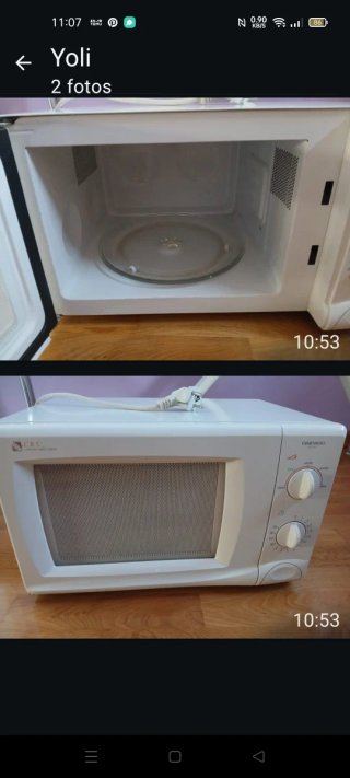 Microondas Daewoo blanco