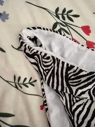 Braga de bikini Tezenis estampado cebra