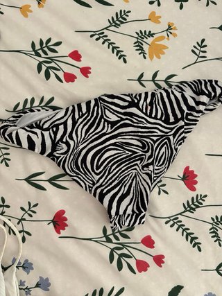 Braga de bikini Tezenis estampado cebra