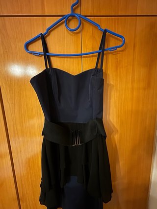 Vestido H&M Negro y Azul