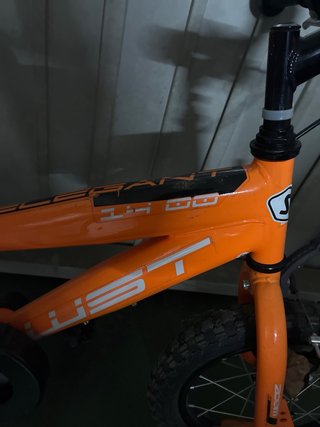 Bicicleta Infantil Talla 14 Naranja